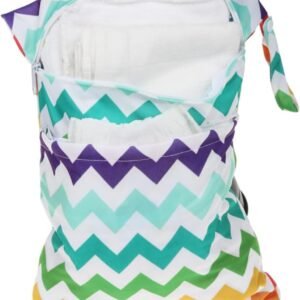 TOYANDONA Dual-Zipper Diaper Bag | Rainbow Design for Boys & Girls - Image 5