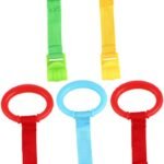 BESPORTBLE 5pcs Crib Grab Rings Stand Ring Handles for Newborns Easy Install Nursery Cot Accessories