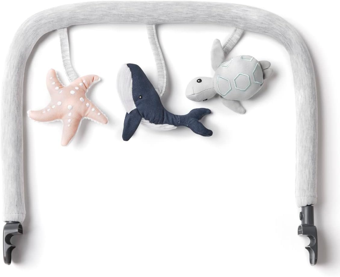 Ergobaby Evolve 3-in-1 Bouncer Toy Bar Accessory, Ocean Wonders