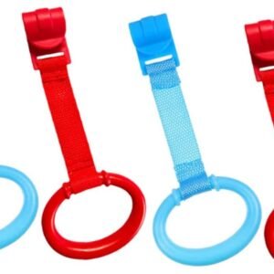 HONMEET 4Pcs Hand Pull Ring Set for Bed & Playpen