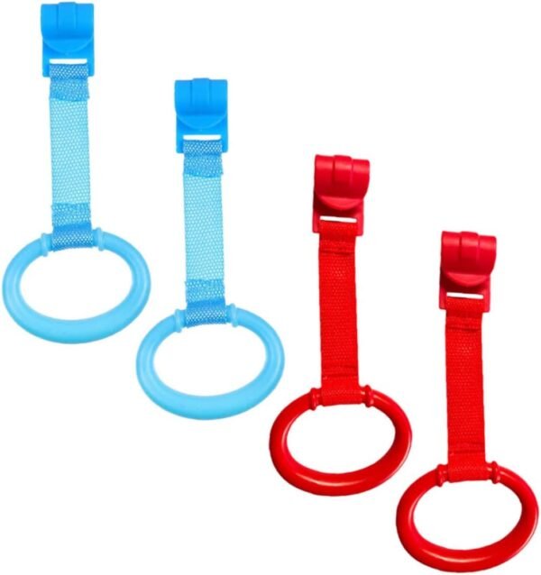 CHICAMPERA 4Pcs Bed Pull Rings Durable Standing Assist Handles for Safe Learning Support Tools for Movement and
