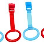 Toddmomy 4Pcs Pull Rings for Nursery Standing Training Tool Lightweight Easy to Install Design for Playpen
