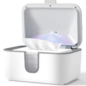 MOMYEASY Baby Wipe Warmer, Surround Even Heating Baby Wet Wipes Dispenser, Diaper Wipe Warmer with Temperature Display and Night Light