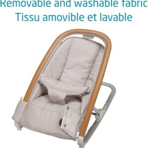 Maxi-Cosi Kori 2-in-1 Rocker: Portable, Washable, Folds Flat - Sand Horizon - Image 5