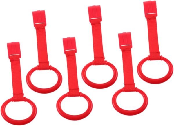 GALPADA 6pcs Pull Ring Set for Cribs