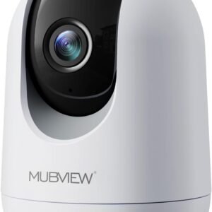 Indoor Security Camera 2K, Pet Camera with Phone App, WiFi Cameras for Home Security Camera for Dog/Baby Monitor/Elder Pan Tilt, 2.4G, 24/7, 2-Way Talk, Human Detection, Motion Tracking, SD&Cloud