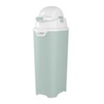 Foundations Tall Diaper Pail with Airtight Lid - Durable & Odorless Diaper Disposal, Large Capacity, Holds up to 60 Newborn Diapers, Refill with Any Bags - Green