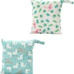 LIFKOME 2pcs Portable Diaper Organizer Pouch for Travel Lightweight Diaper Bag Storage and Essentials