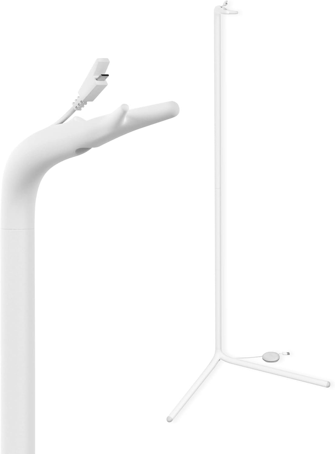 Lollipop Floor Stand, Baby Monitor Floor Stand, Compatible with Lollipop Baby Monitor, Crib Nursery Baby Watch Stand with Flexible Strong Silcone Head, White