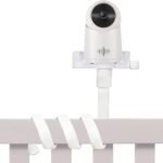 Baby Monitor Mount Compatible with Infant Optics DXR-8 Pro, DXR-8 Baby Monitor and Most Other Baby Monitors, Universal Baby Camera Holder for Crib Without Tools or Wall Damage