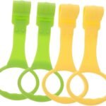 WESIEVYA 4pcs Portable Pull Rings for Newborns