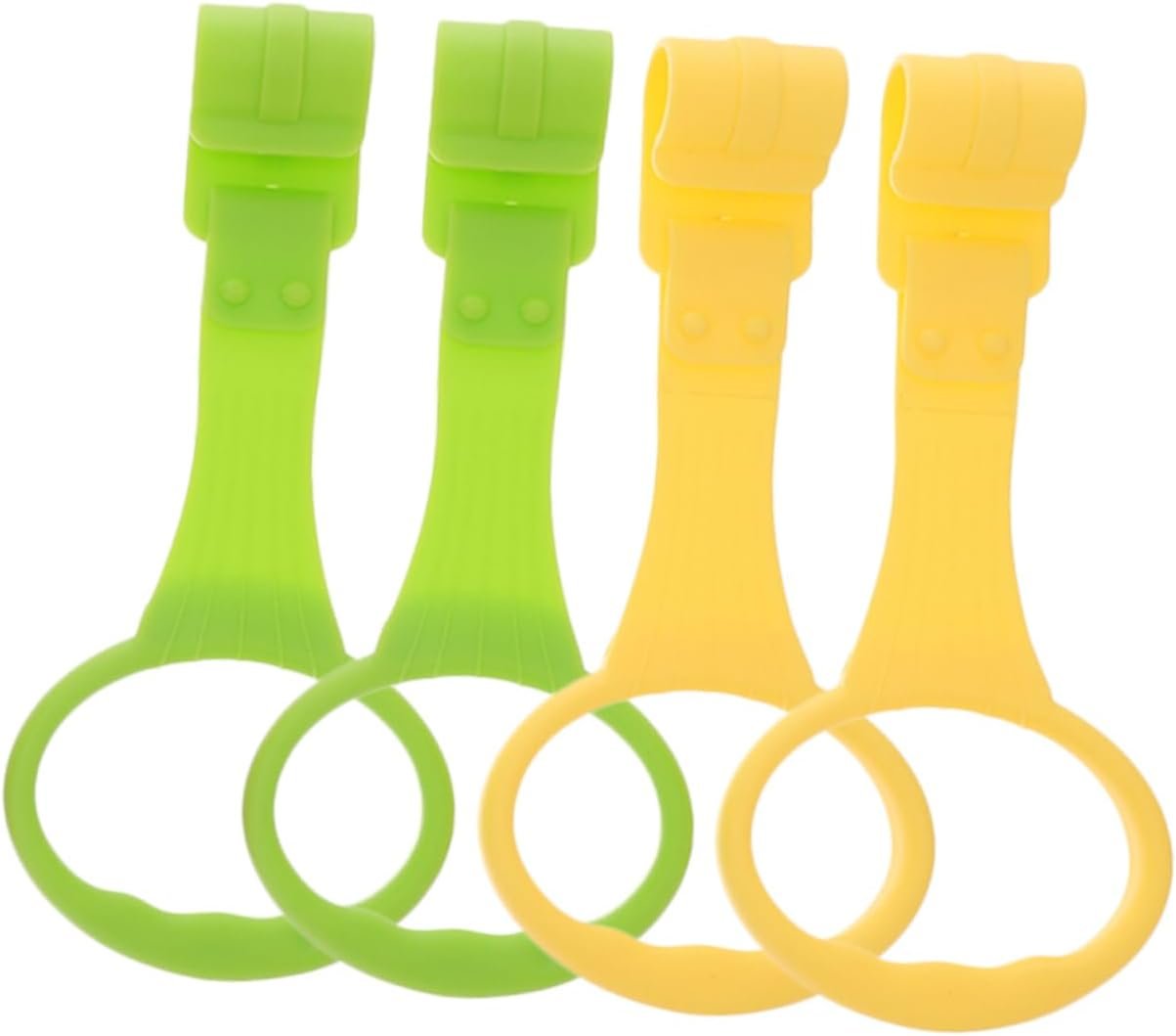 WESIEVYA 4pcs Portable Pull Rings for Newborns