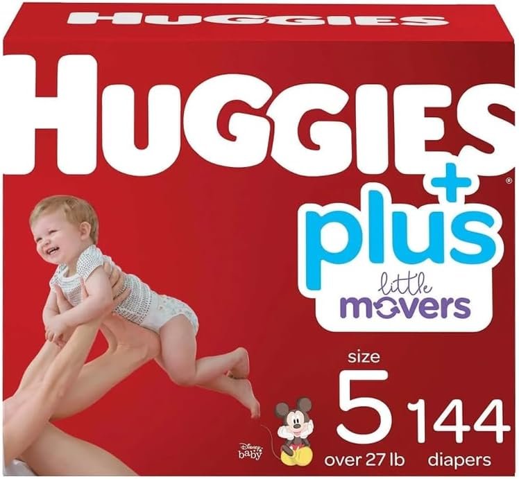 Huggies Little Movers Plus Diapers Size 5