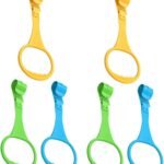 Abaodam 6pcs Pull Rings for Bed Walking Assist Tools Arm Strength Exercise Nursery Cot Stability Safe
