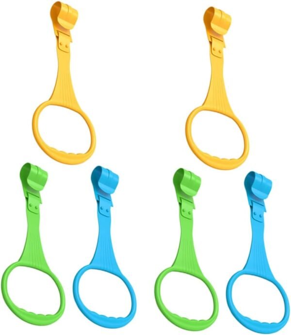 Abaodam 6pcs Pull Rings for Bed Walking Assist Tools Arm Strength Exercise Nursery Cot Stability Safe