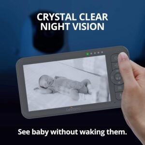 Levana Nala Video Baby Monitor: 5.5" 1080P Display, 2 PTZ Cameras, 1000ft Range - Image 4