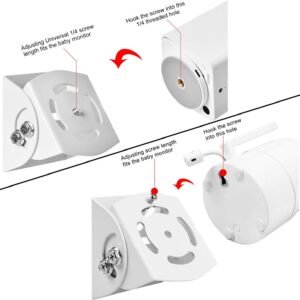 Adjustable Wall Mount for Motorola & Universal Baby Monitors – Durable Aluminium - Image 6