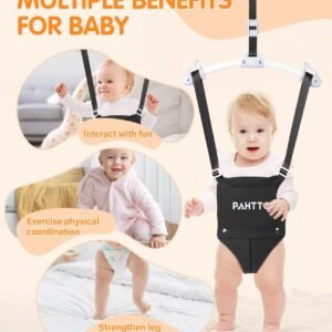 PAHTTO Baby Door Jumper with Soft Rug & Adjustable Height Bouncing Harness - Image 2