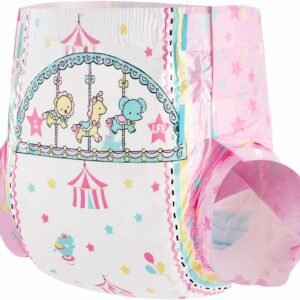 Littleforbig Adult Printed Diaper Pack - 2 Assorted Circus Designs (L) - Image 4