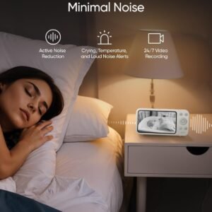 Eufy Baby Monitor E20: 2K Camera, Hybrid Wi-Fi, Night View & Pan-Tilt Zoom - Image 5