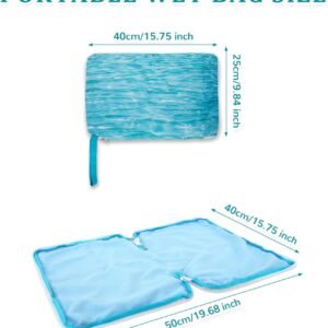 Waterproof Wet Dry Bag Towel 2-in-1 | Oxford Cloth Zipper Handle - Image 3