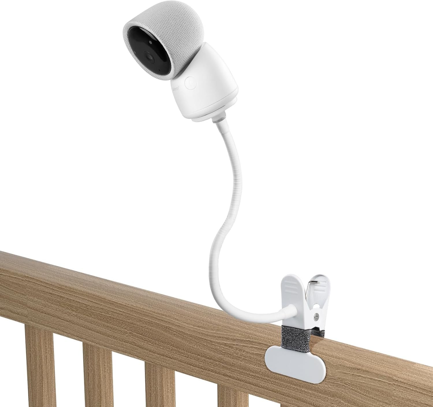 Koroao Clip Mount for Arenti Baby Monitor Without Tools or Wall Damage (White)