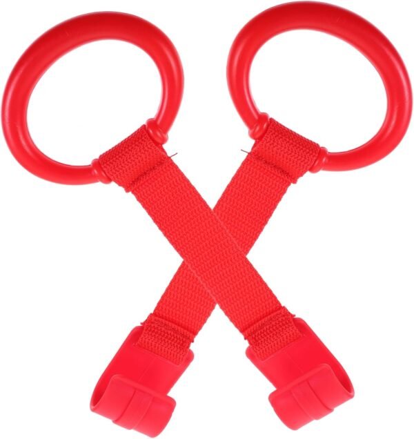 WESIEVYA 2pcs Pull Rings Durable Hand Pull Ring for Newborns Educational Walking Assist Tools Multi