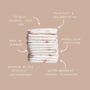 Eco-Friendly Joonya Baby Diapers Size 1 XS (4-9 lb) - 32 Count, Non-Toxic - Image 3