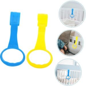CVUTOVO 2-Pack Ergonomic Pull Up Rings for Safe Indoor Playpen Assistance - Image 8
