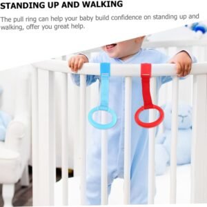 CVUTOVO 5pcs Safe Pull Rings for Lightweight Bed & Early Walking Support - Image 9