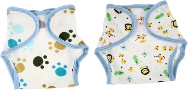 CATIEBYE 2-Pack Reusable Cotton Training Diapers