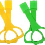 Garneck 4pcs Portable Pull Rings Nursery Stand Up Rings for Newborns Comfortable Grasp Lightweight Design