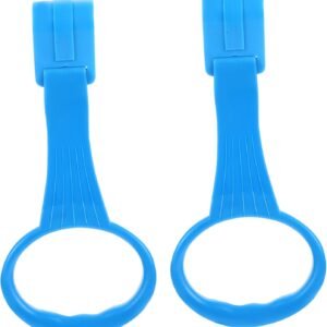 LRXIYODE 1 Pair Portable Bed Stand Up Rings Hanging Pull Rings for Walking Exercise Lightweight and Easy to