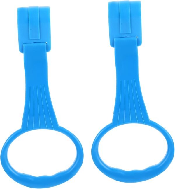 LRXIYODE 1 Pair Portable Bed Stand Up Rings Hanging Pull Rings for Walking Exercise Lightweight and Easy to