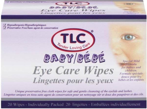 Gentle TLC Eye Care Wipes for Babies