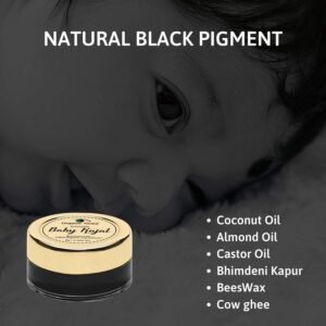 GKH Organic Baby Kajal - 100% Natural, USDA Organic, Long Lasting, 8g - Image 3