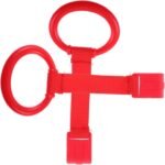 GETAJGHSD 2pcs Pull Rings Red Nursery Hand Pull Ring for Newborns Walking Assist Tools for Motor Skill