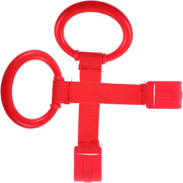 GETAJGHSD 2pcs Pull Rings Red Nursery Hand Pull Ring for Newborns Walking Assist Tools for Motor Skill
