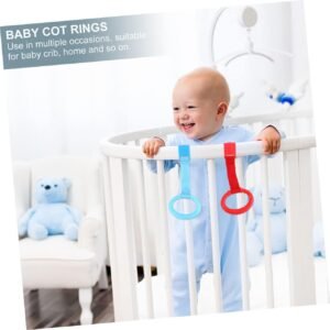 6pcs Nursery Cot Pull Rings - Durable Bed Hand Rings for Walking Assist - Image 3