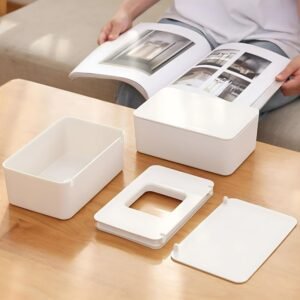 Flushable Wipes Dispenser – Non-Slip Case with Sealing Lid for Home Office - Image 5