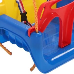 3-in-1 Toddler Swing Set with Safety Belt & Adjustable Rope | Indoor/Outdoor - Image 8