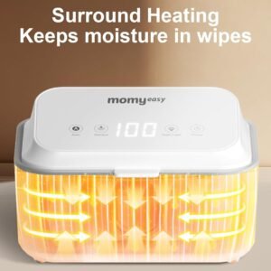 MOMYEASY Baby Wipe Warmer with Temperature Display & Night Light - Image 5