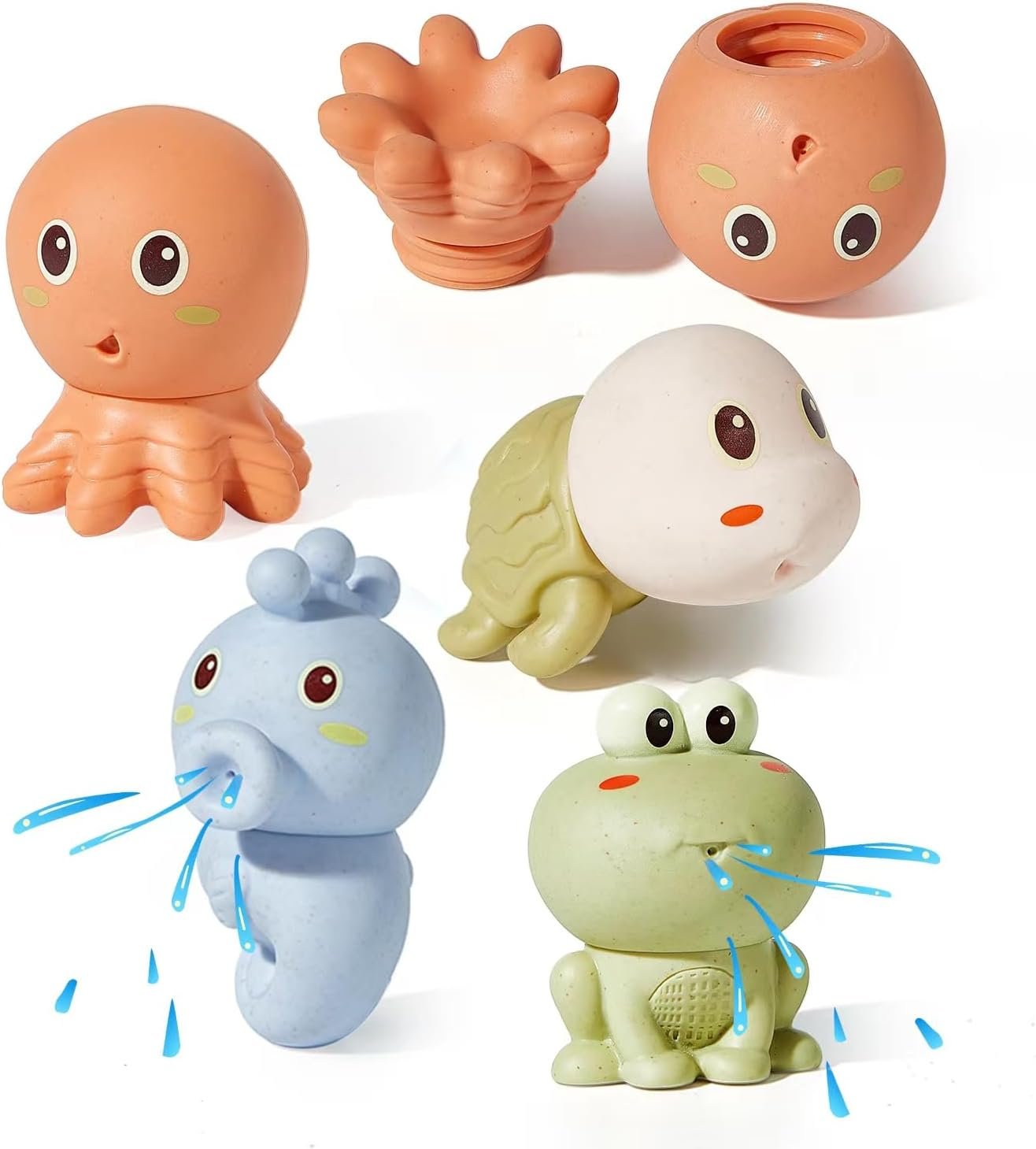 AMCHSURI Squirting Bath Toys for Babies