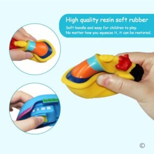 Floating Bath Toys Set (6PCS) - Soft Boat & Squirt Toys for Toddlers - Image 5