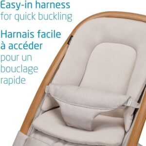 Maxi-Cosi Kori 2-in-1 Rocker: Portable, Washable, Folds Flat - Sand Horizon - Image 7