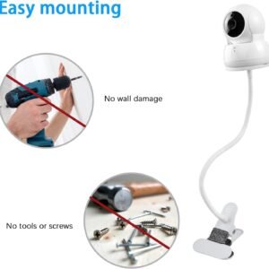 TIUIHU Clip Mount for VTech VM923/VM924 Baby Monitor & Camera Stand - Image 5