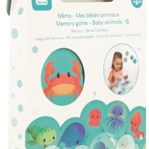Janod Baby Animals Memory Game - Fun Bathtime Toy for 24+ Months - Image 2
