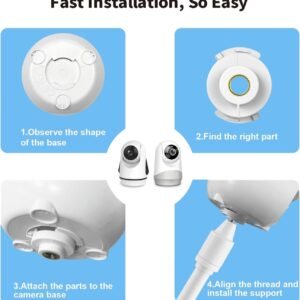 Flexible Clip Clamp Mount for HelloBaby, BOIFUN, ieGeek, Nanit, WYZE & eufyCam - Image 3