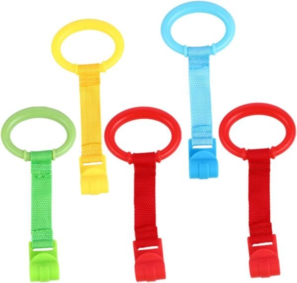 BESPORTBLE 5pcs Pull Rings for Newborns Walking Assist Tools Easy Grasp Design for Stand Up Learning