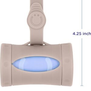 Taupe On-the-Go Diaper Bag Dispenser: Essential Baby Travel Accessory - Image 2